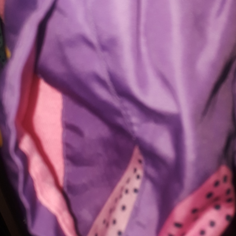 Cat & Jack 18M Purple & colorful heart polkaJacket - Picture 11 of 13